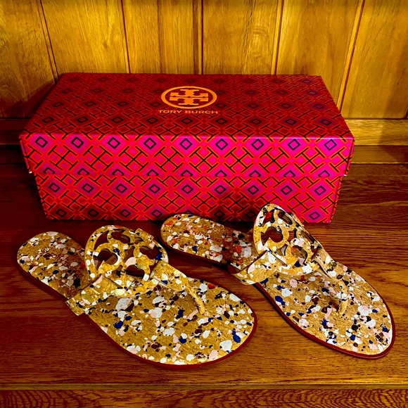 Tory Burch | Shoes | Nwt Tory Burch Miller Welt Confetti Cork Sandal |  Poshmark